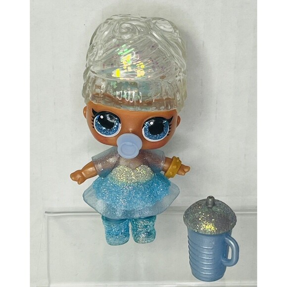 LOL SURPRISE Glitter Globe Winter Disco Miss Snow Doll And Bottle - Picture 1 of 6
